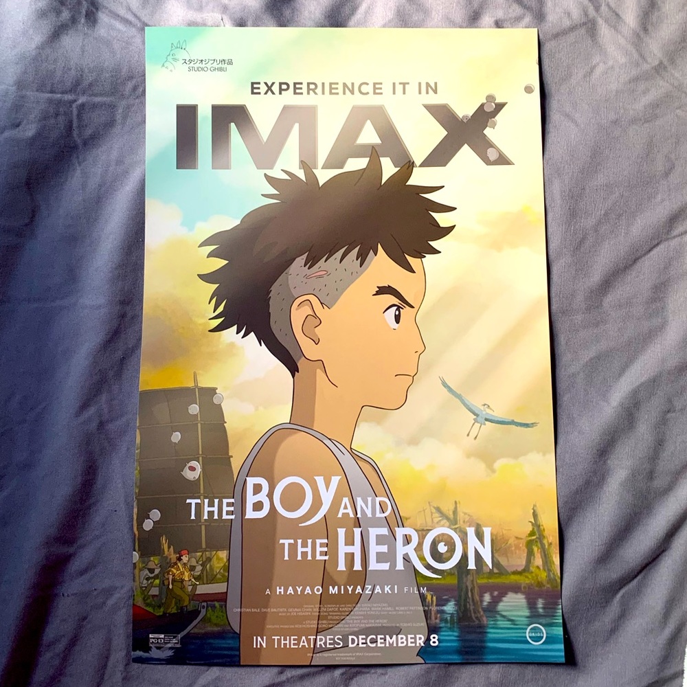 The Boy and The Heron Limited Edition Movie Poster imax